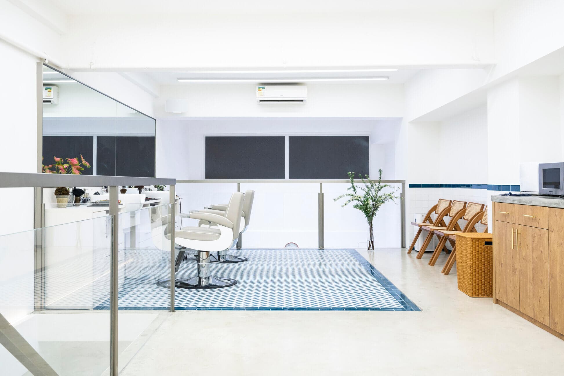Too Far East Barber & Co. — interior